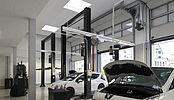 Construction d'un showroom Peugeot avec atelier et bureaux à Gland