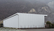 Construction d’une halle de stockage à Villeneuve pour Martin Verre SA
